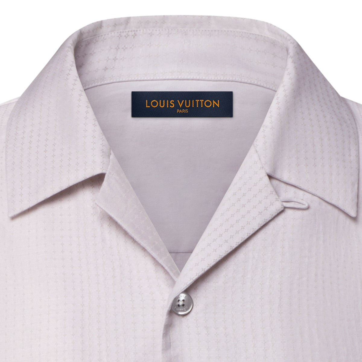 Long-Sleeved Open Collar Shirt
