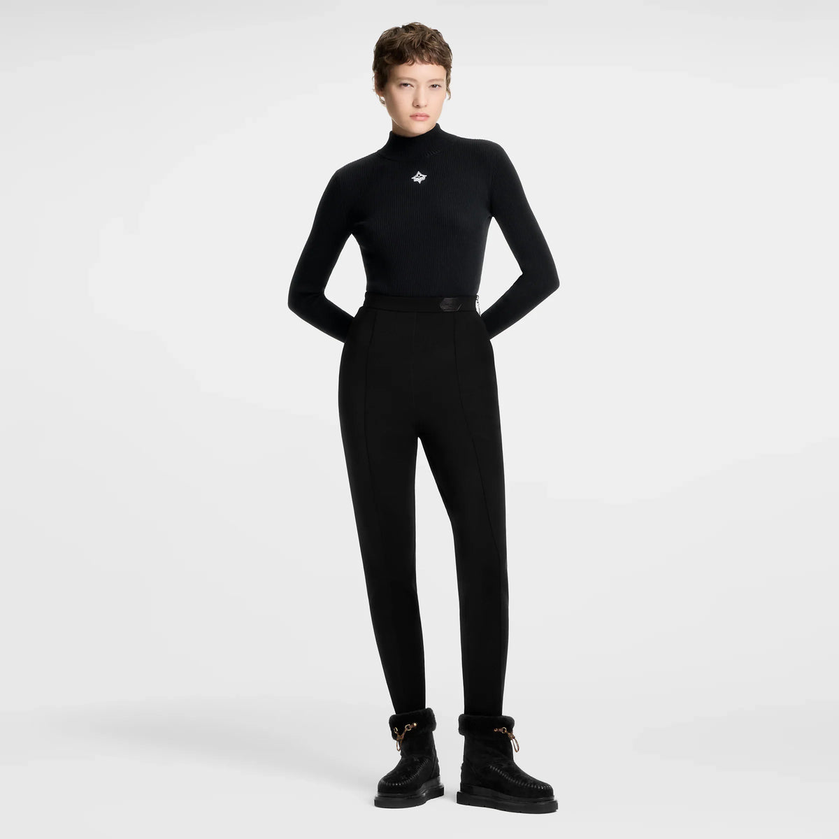 Technical Jersey Stirrup Pants