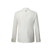Monogram Silk-Mohair-Blend Double-Breasted Gaston Jacket