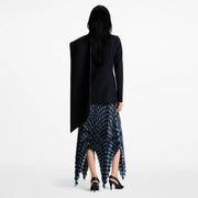 Asymmetrical Scarf Jacket