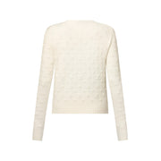3D Monogram Knit Pullover