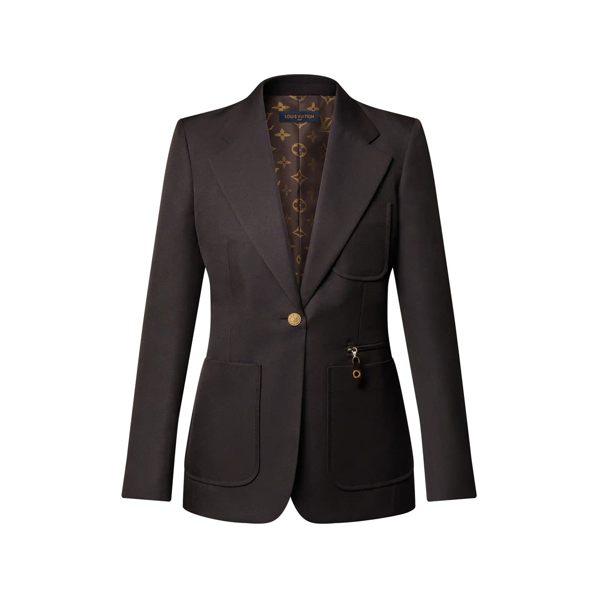 Technical Gabardine Preppy Blazer