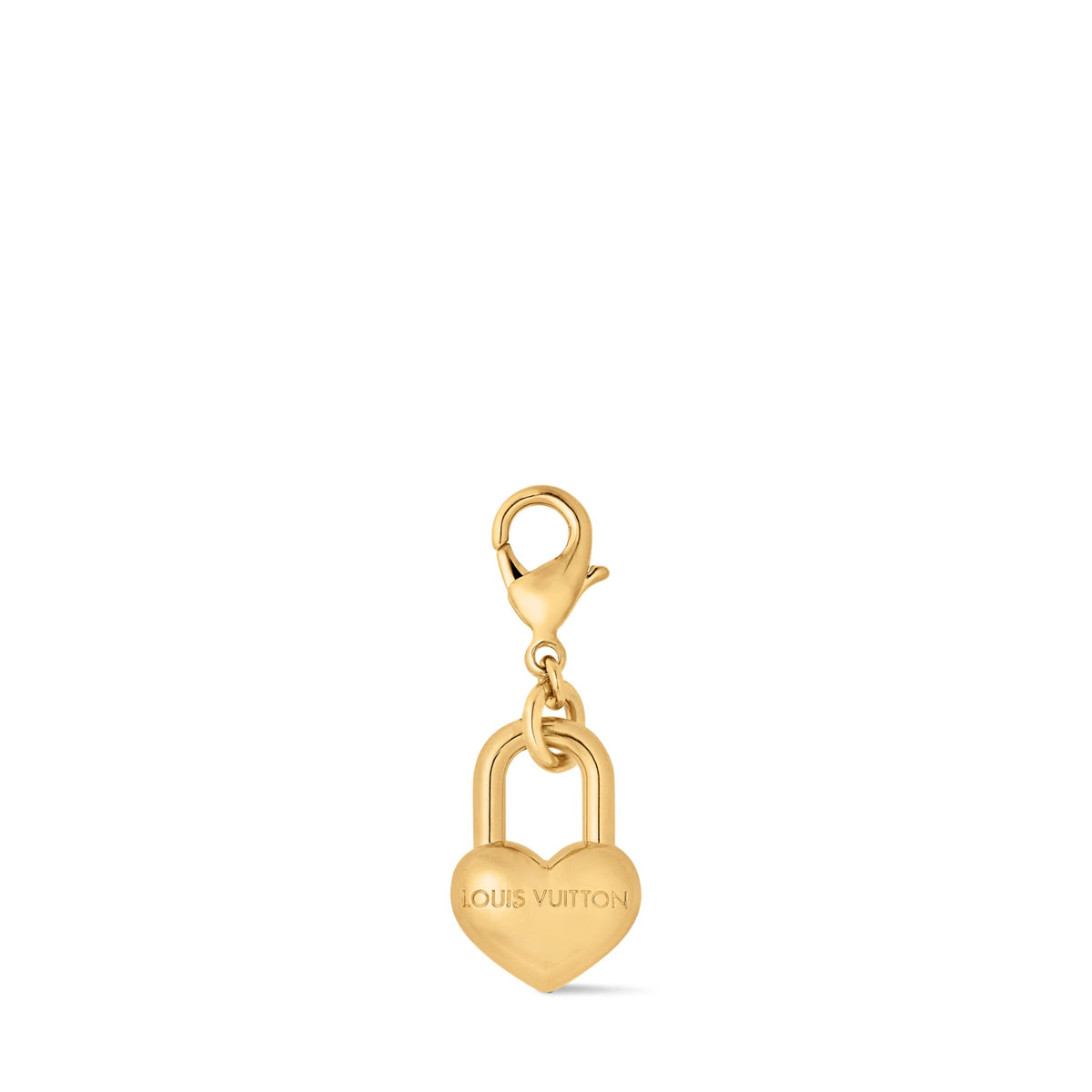 Padlock Heart LV Charm
