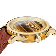Louis Vuitton Escale, Automatic, 40mm, Yellow gold and tiger's eye