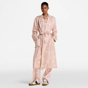 Cat-and-Mouse Print Robe