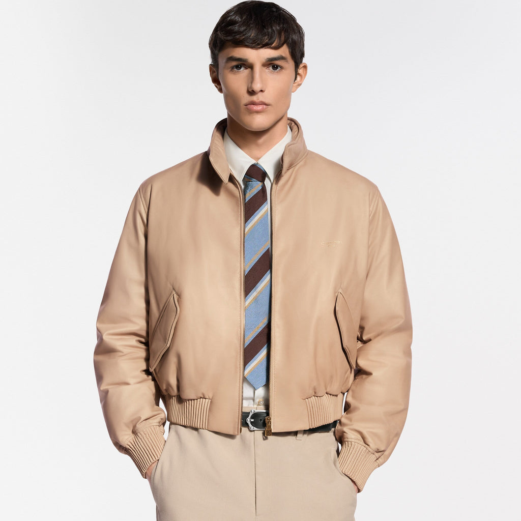 Padded Leather Blouson