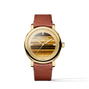 Louis Vuitton Escale, Automatic, 40mm, Yellow gold and tiger's eye