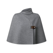 Asymmetrical Collar Cape
