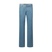 Silk-Blend Denim Pants