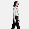 Monogram Collar Blouse