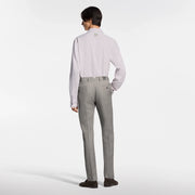 Long-Sleeved Open Collar Shirt