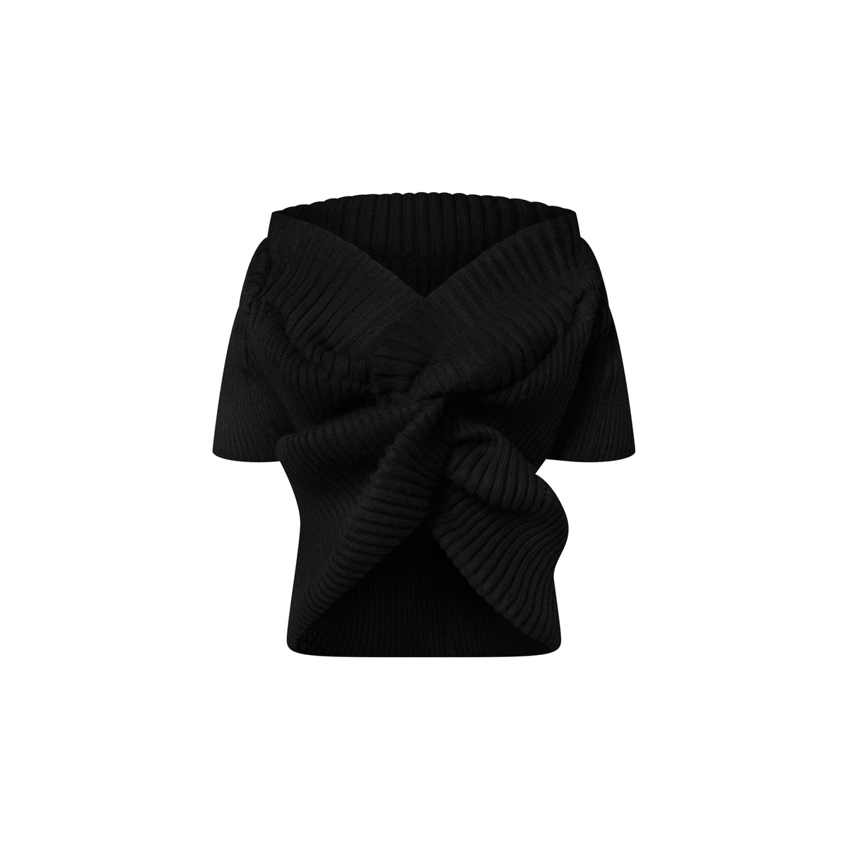 Knot Front Knit Top