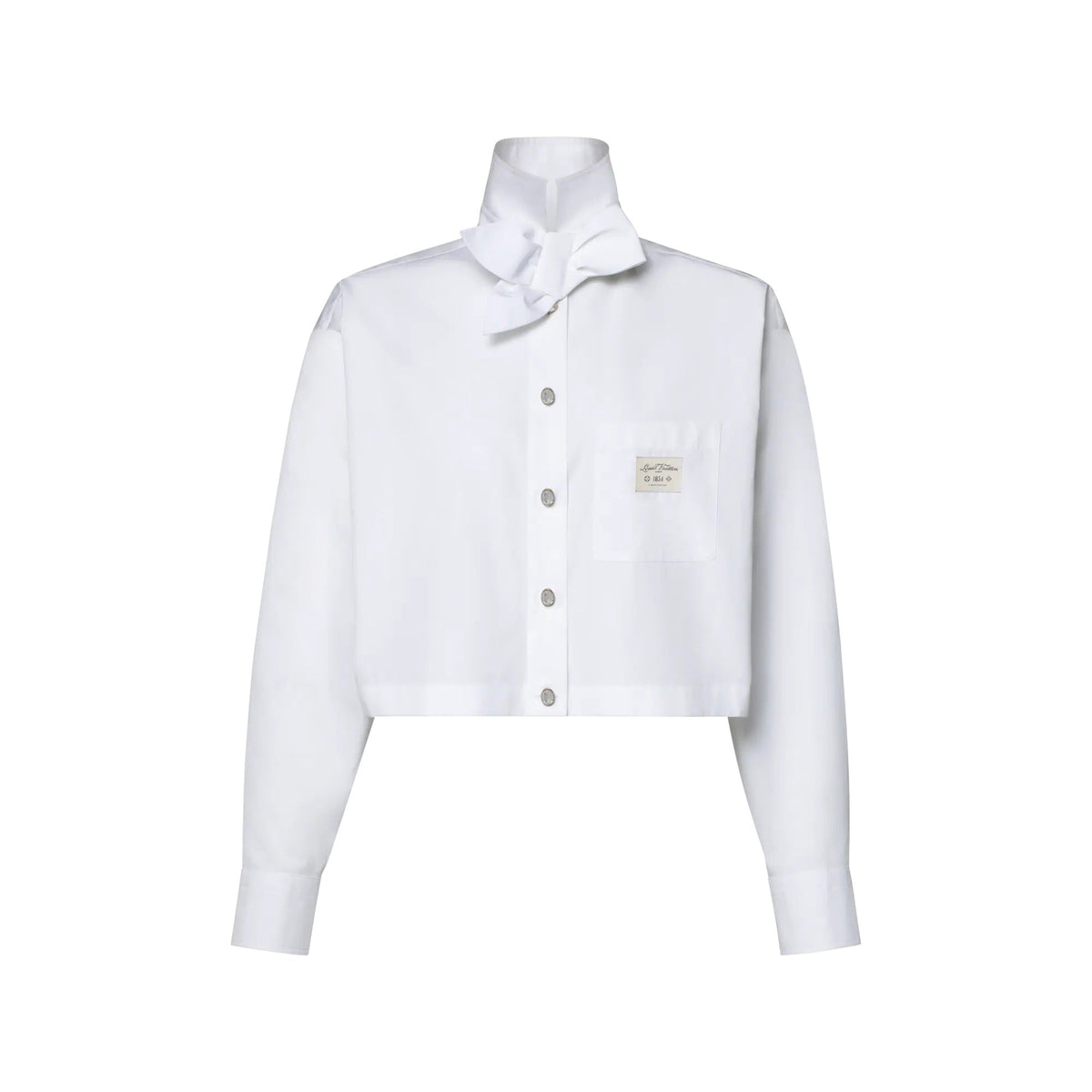 Cropped Bowtie Shirt