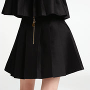 Pleated Mini Skirt