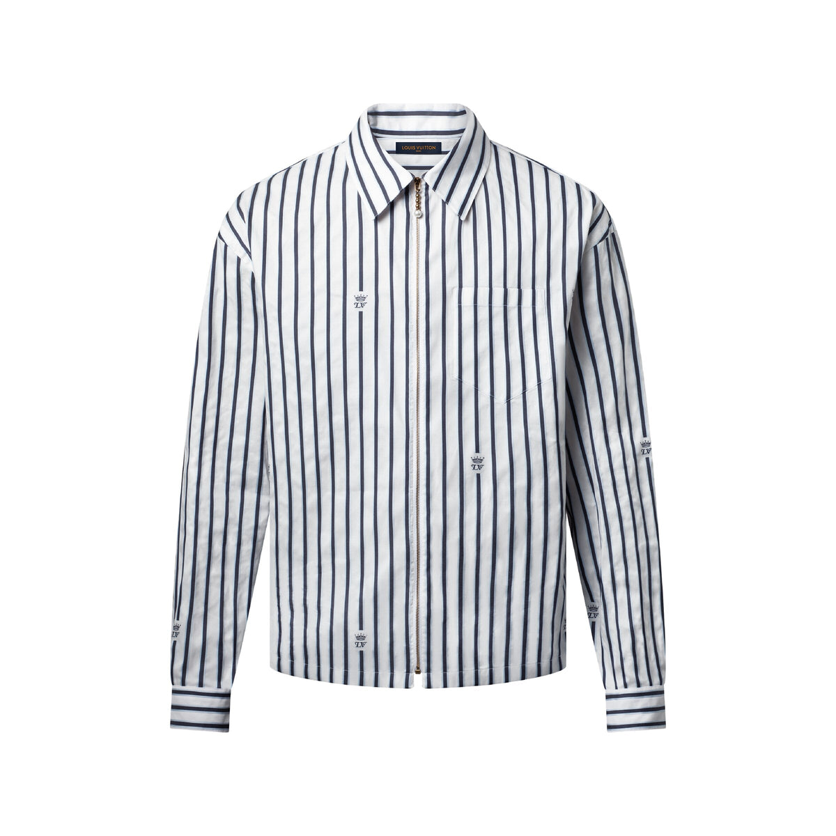 Long-Sleeved Zip-Up Shirt