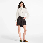 Cord Belt Tailored Shorts