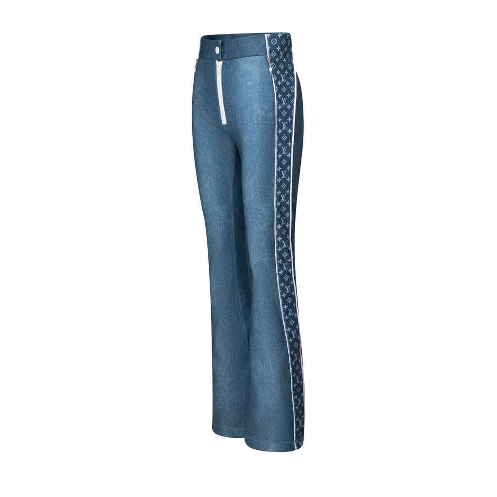 Denim-Effect Softshell Ski Pants