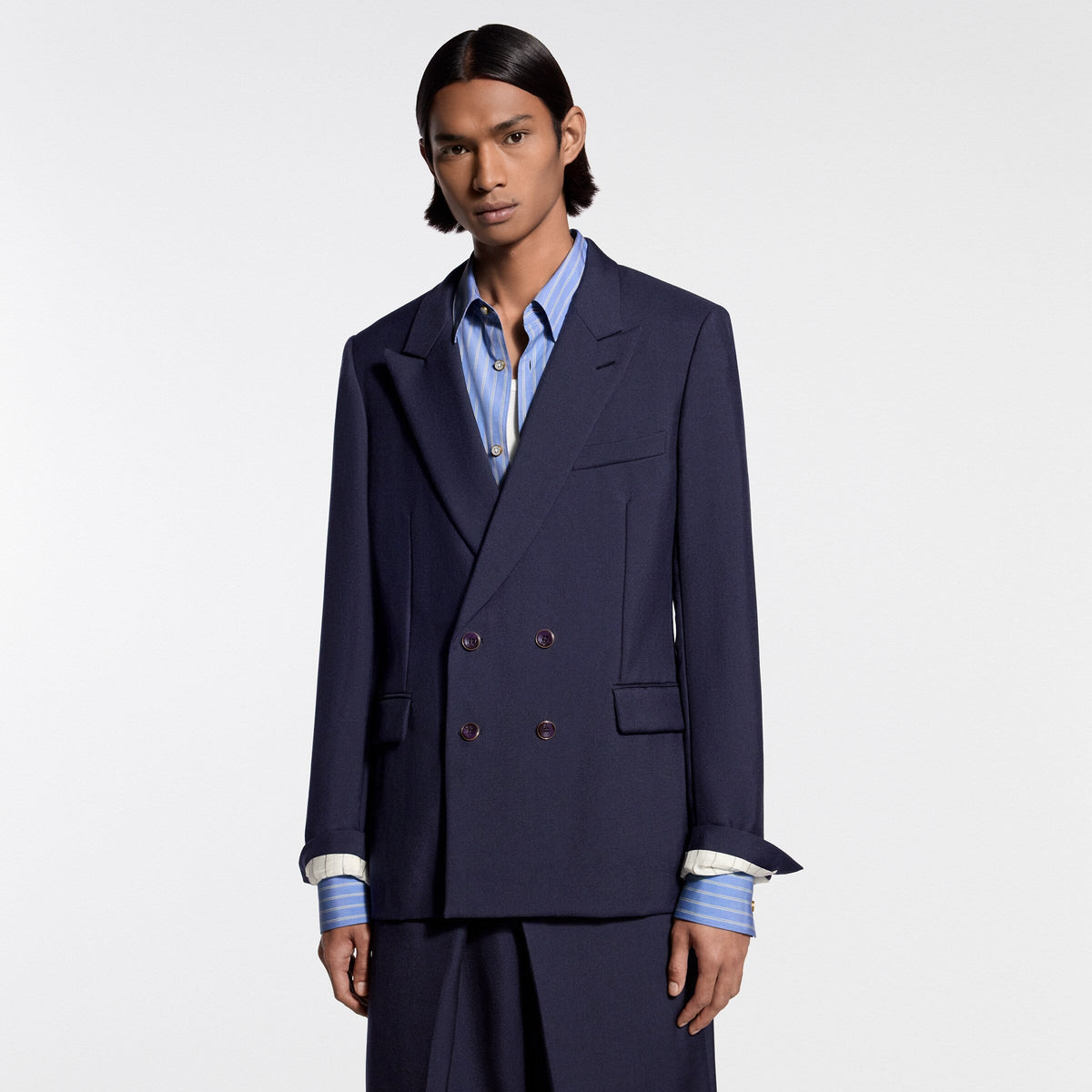 Double-Breasted Mohair Jacket