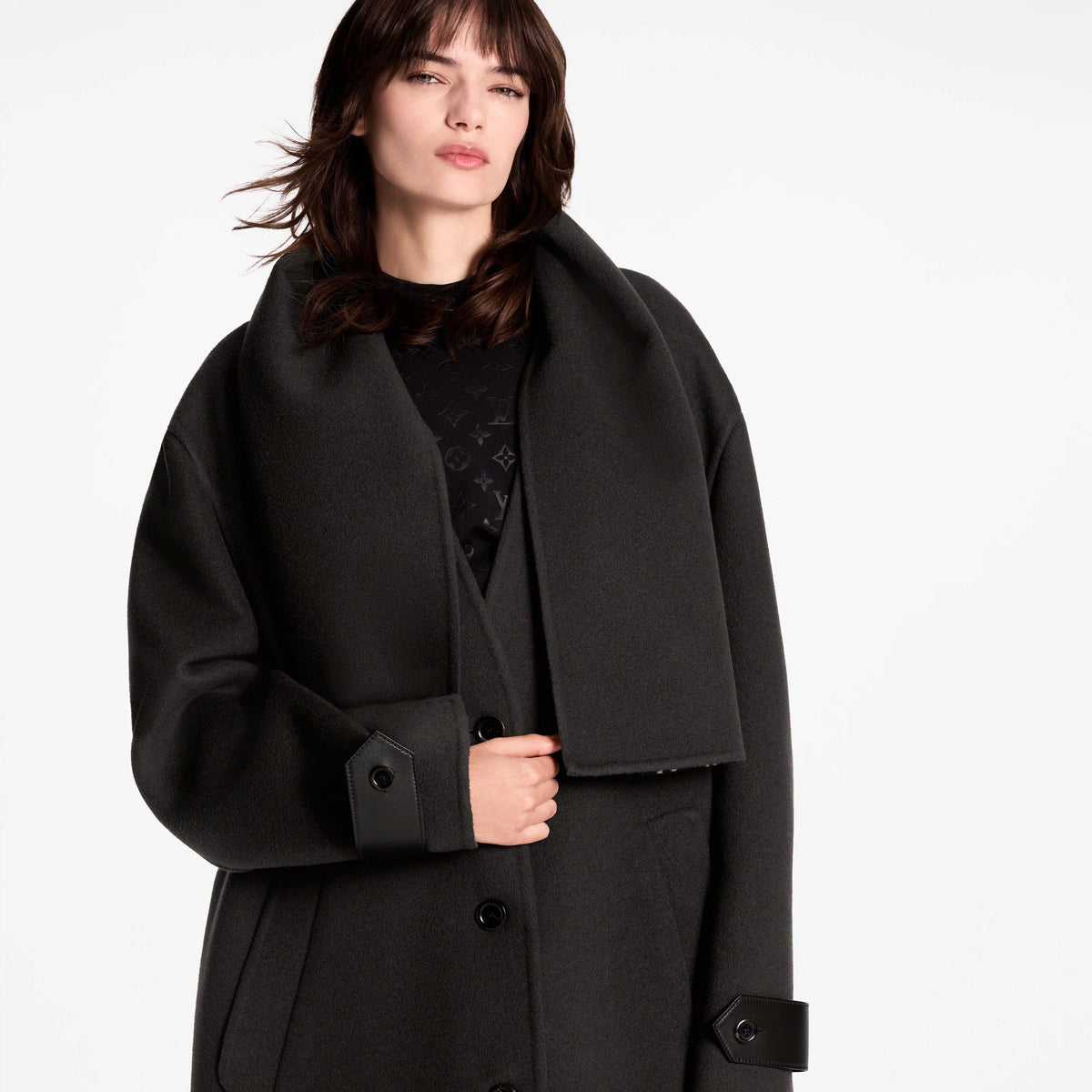 Removable Collar Coat