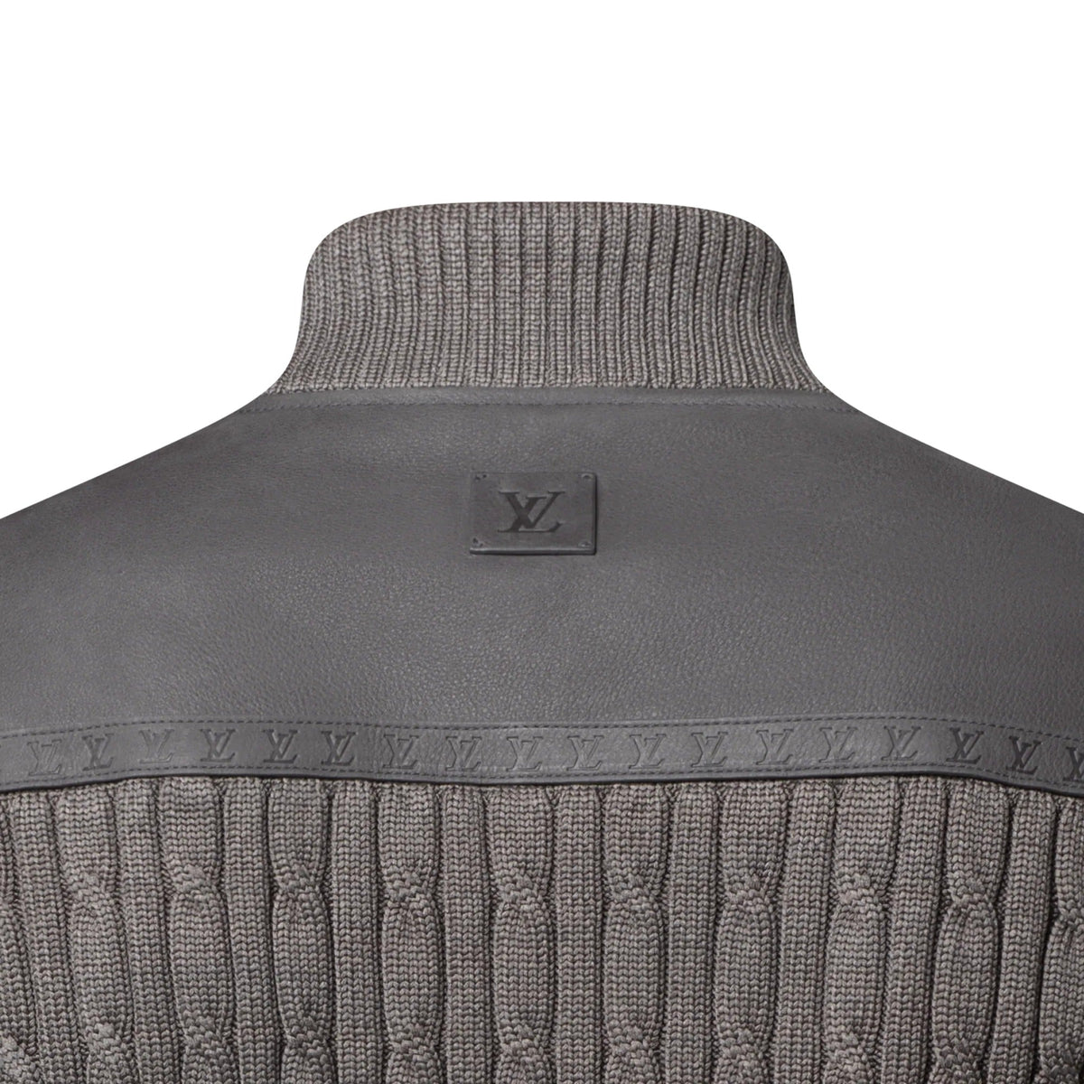 Mixed Suede And Knit Blouson