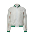 Perforated Leather Tracktop