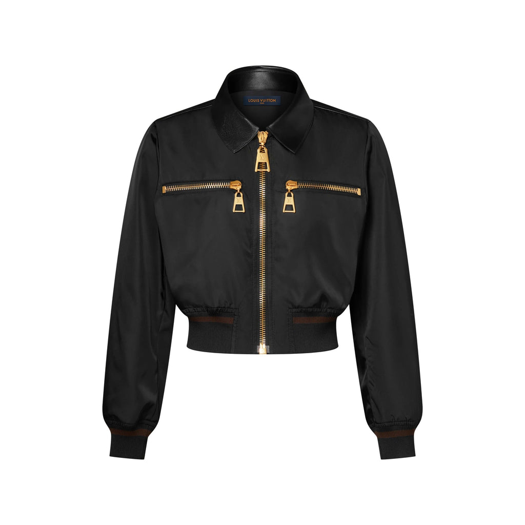 Leather Insert Jacket