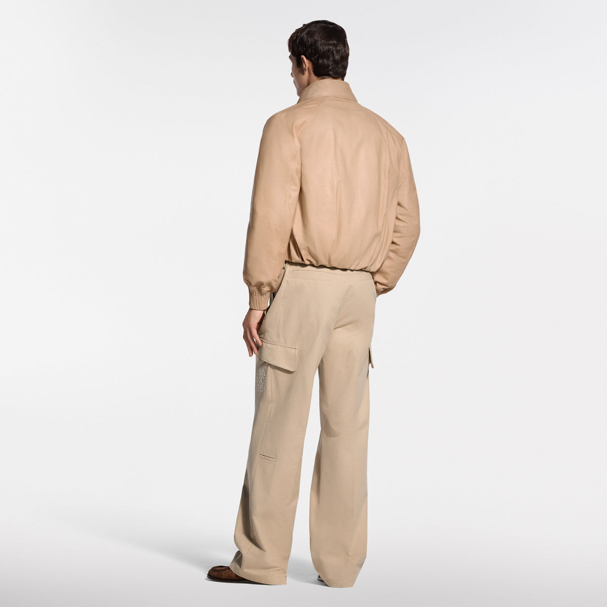 Padded Leather Blouson