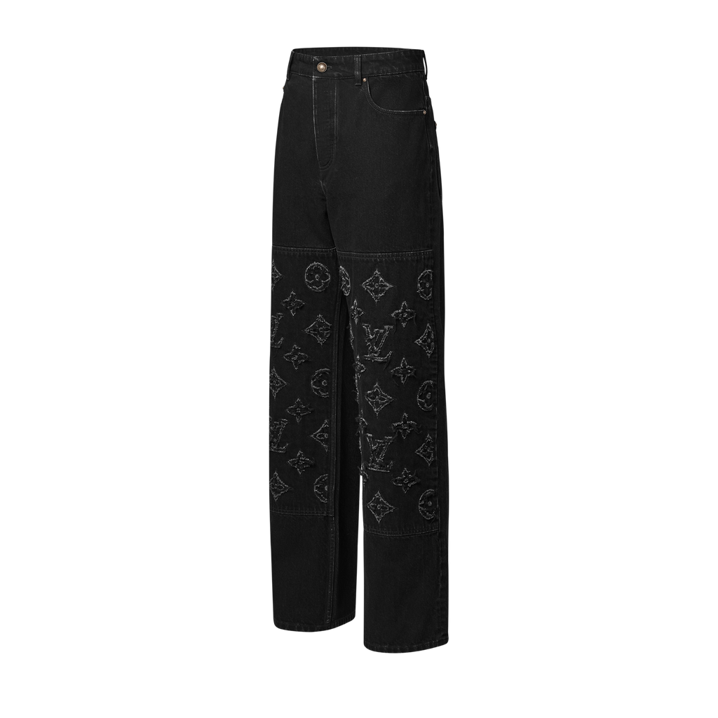 Monogram Destroy Denim Pants