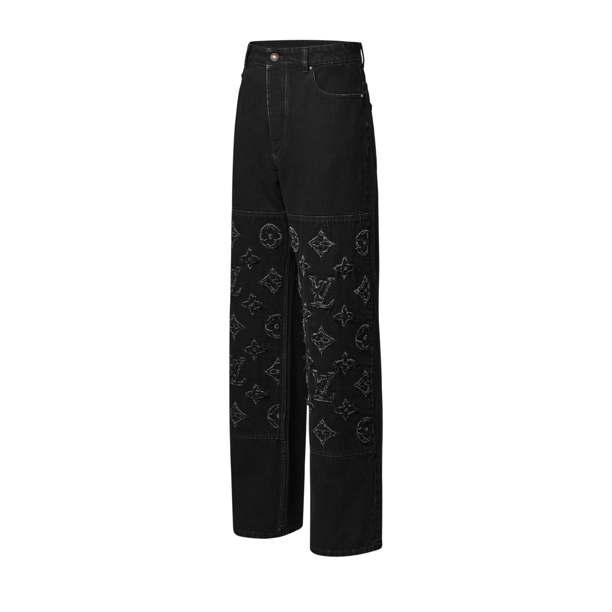Monogram Destroy Denim Pants