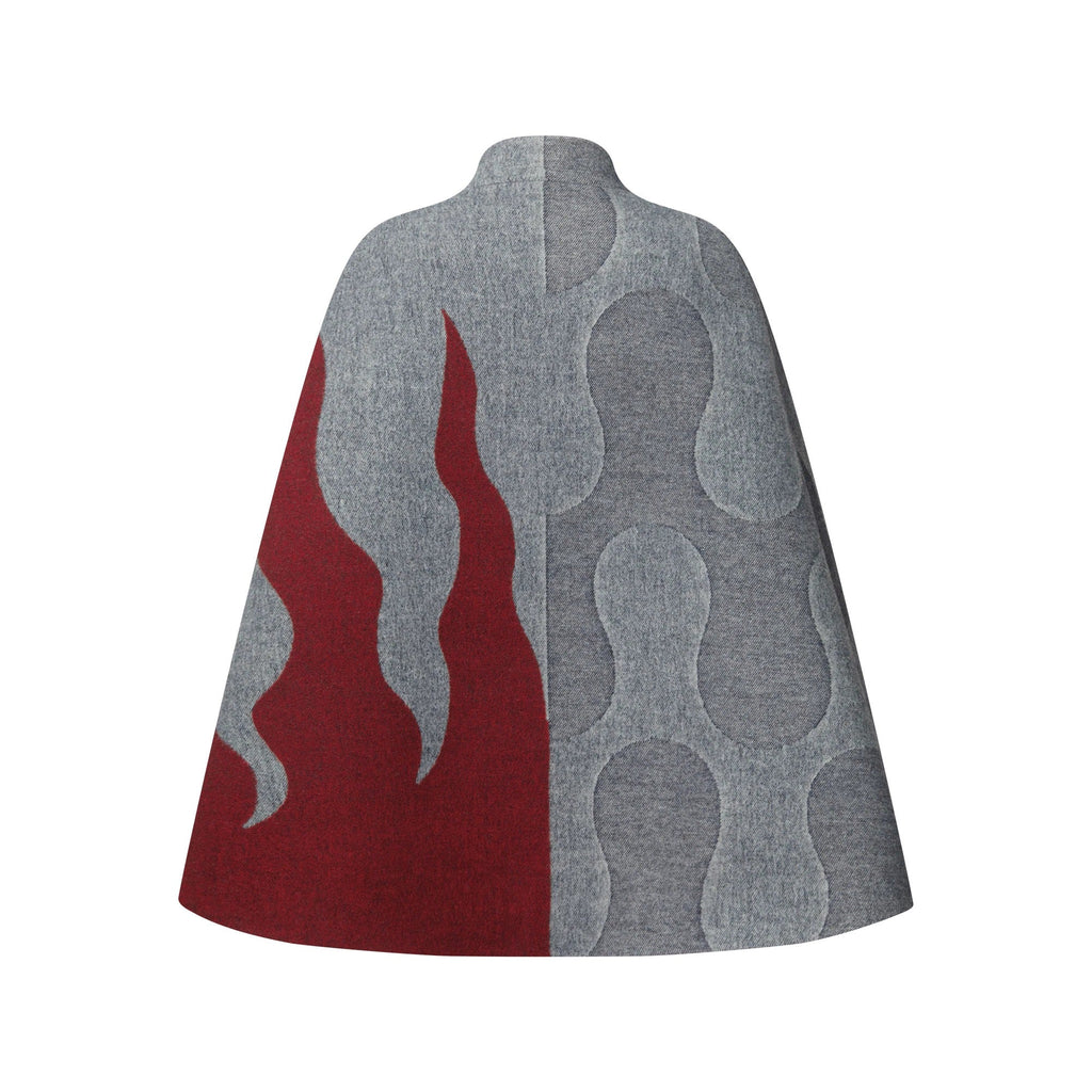 Flame Jacquard Cape