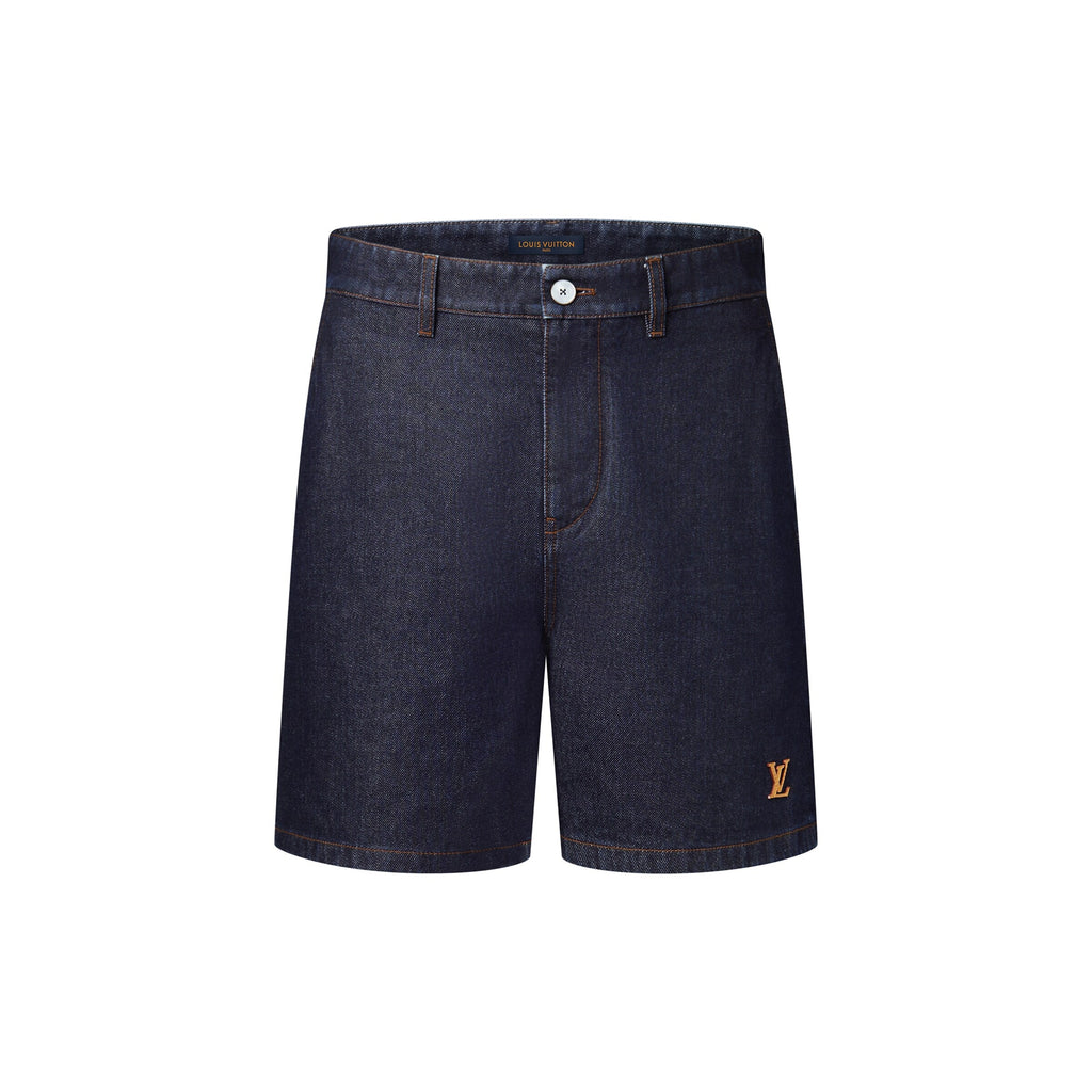 Tailored Denim Shorts