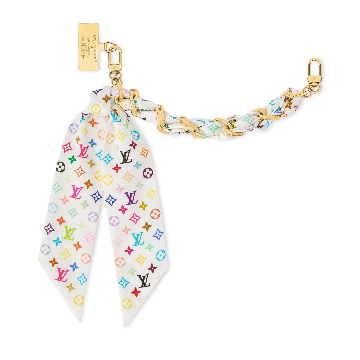 LV x TM Foulard Chain Bag Charm