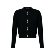 Monogram Button Cardigan