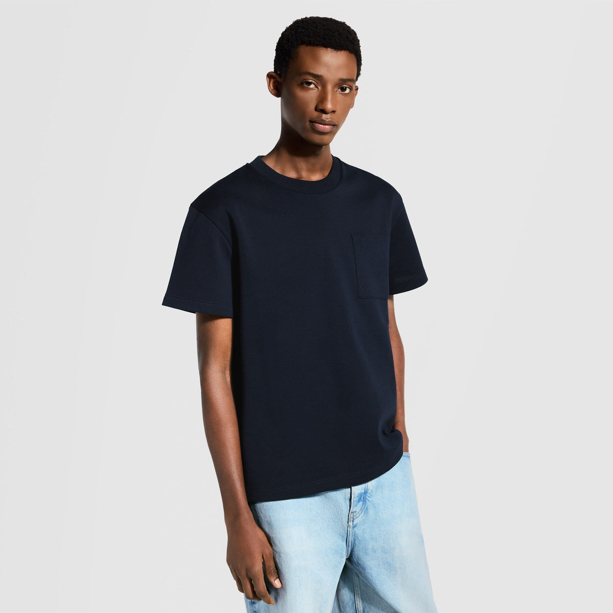 Pique Cotton T-Shirt
