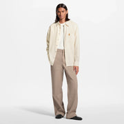 Cashmere Cotton Long-Sleeved Flannel Shirt