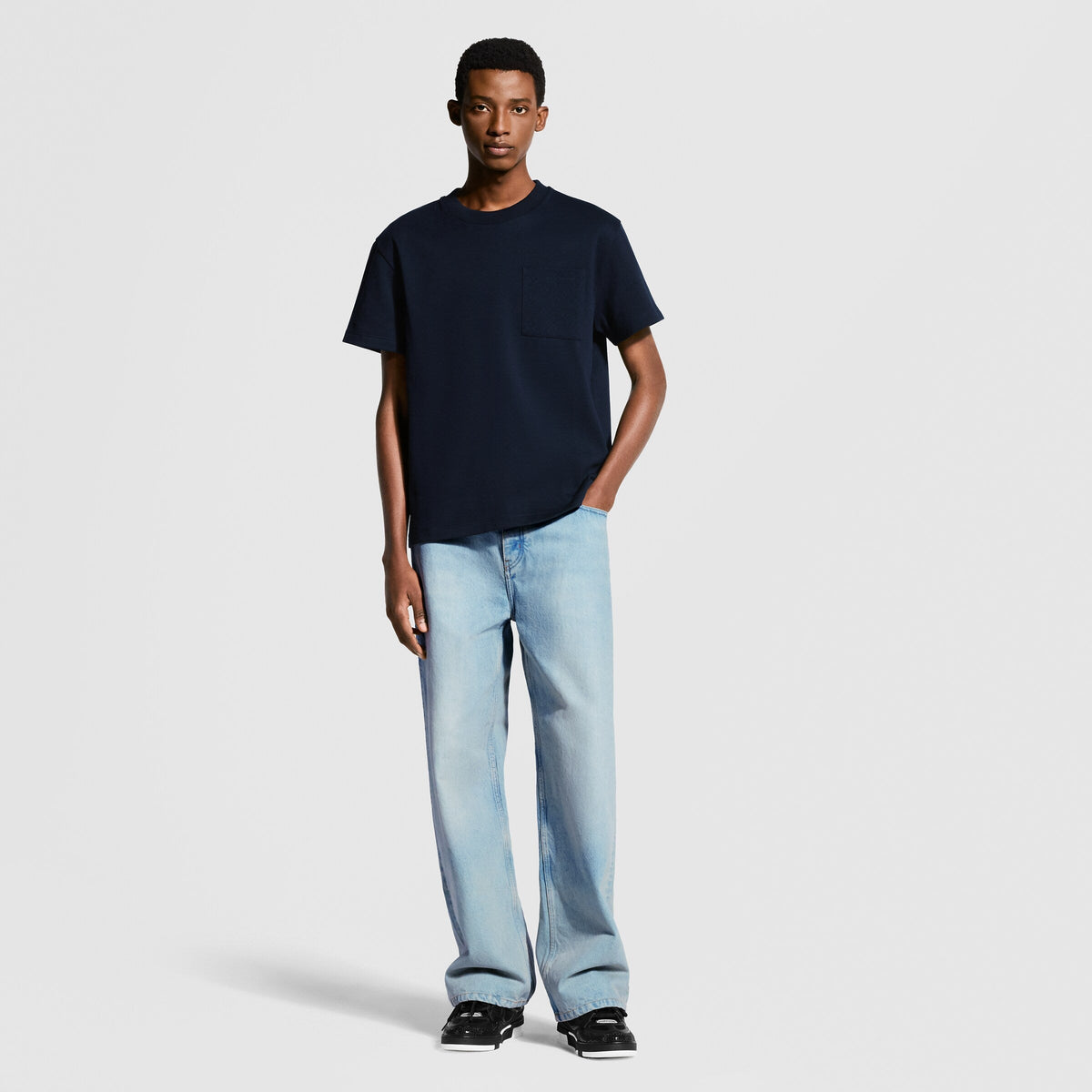 Pique Cotton T-Shirt