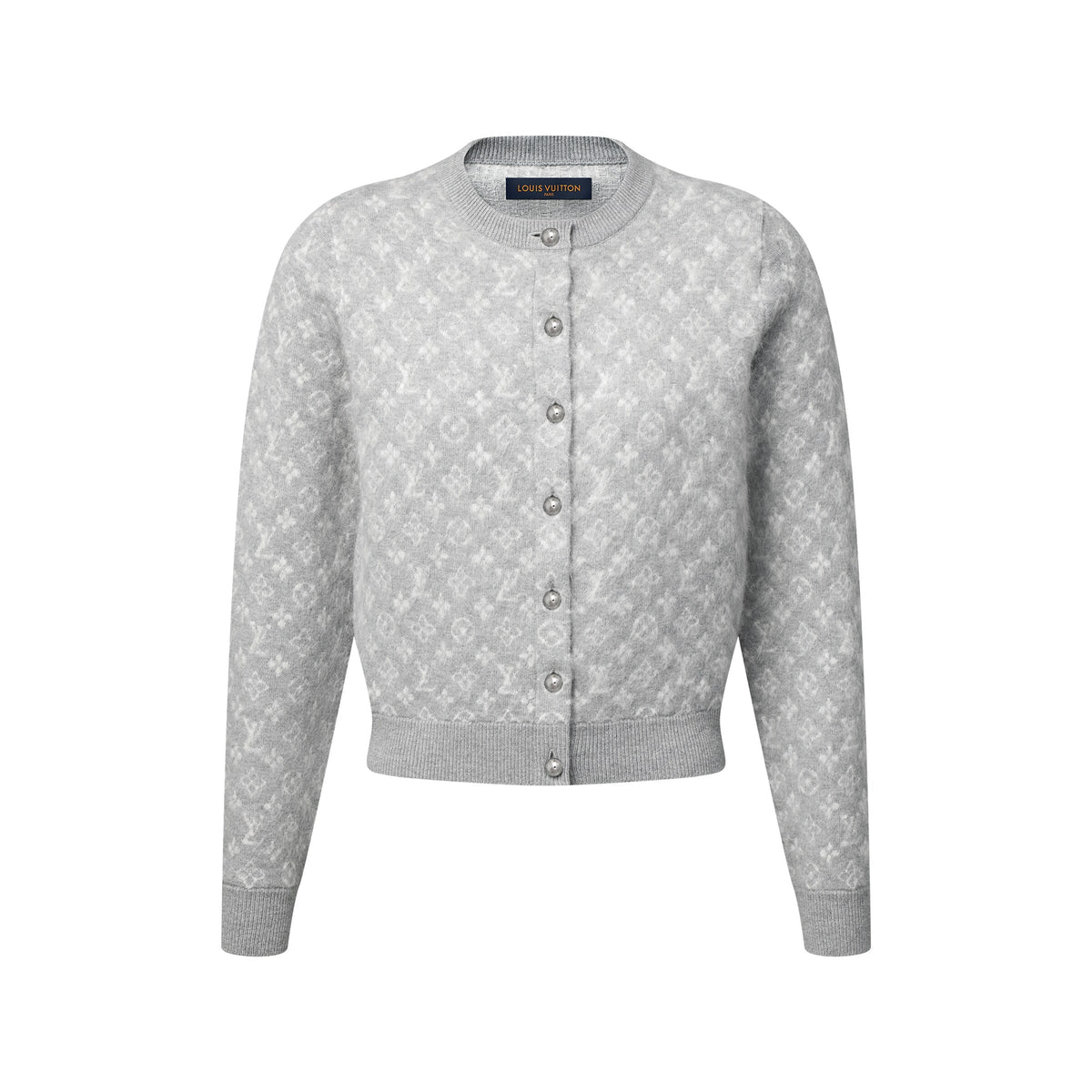 Monogram Brushed Knit Cardigan