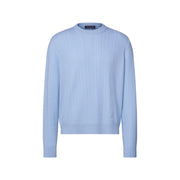 Cable Knit Wool-Cashmere Crewneck