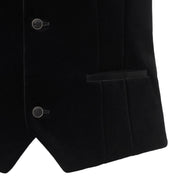 Velvet Tuxedo Vest